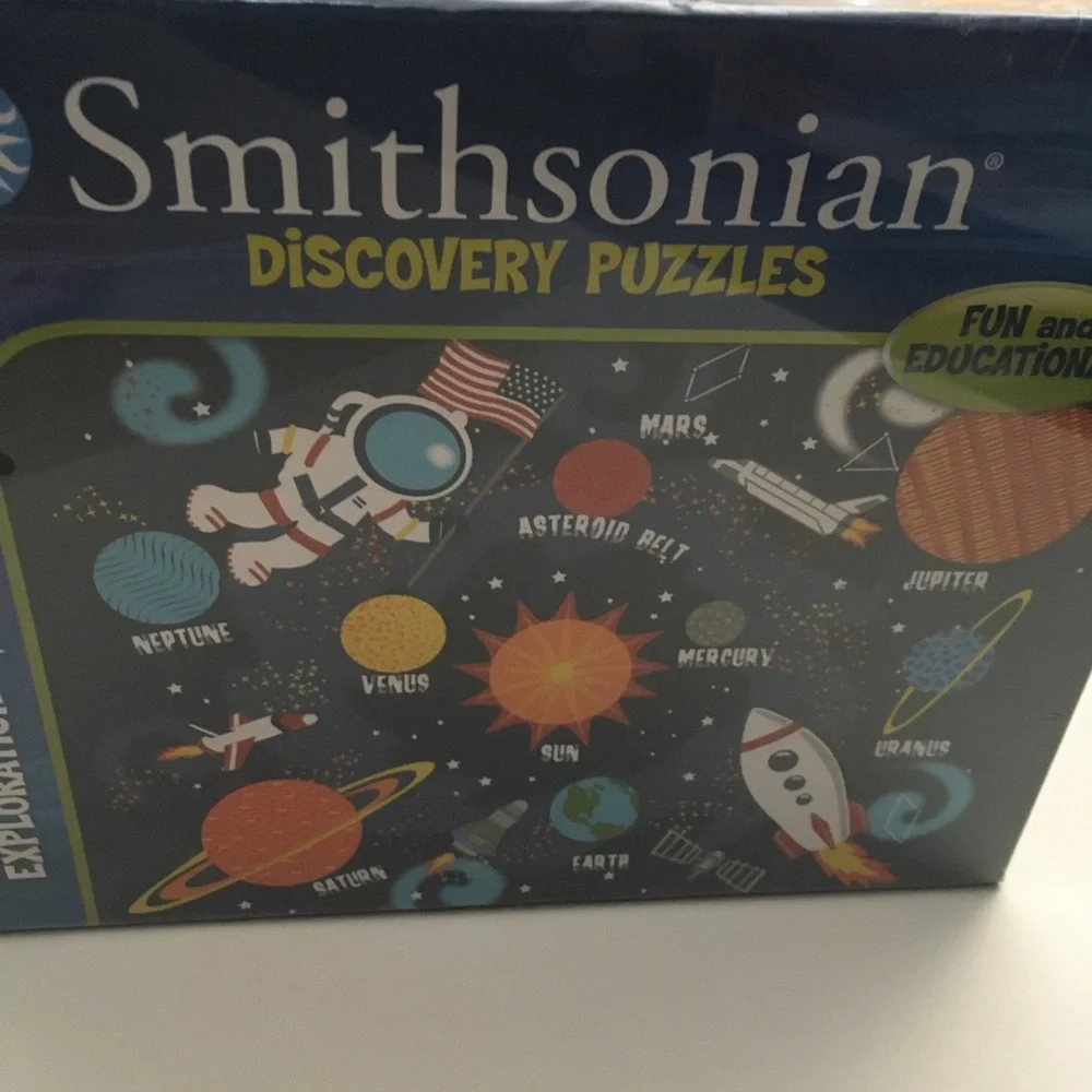 Smithsonian Discovery Kids Space Exploration Puzzle 100-Piece NEW Sealed Age 5+